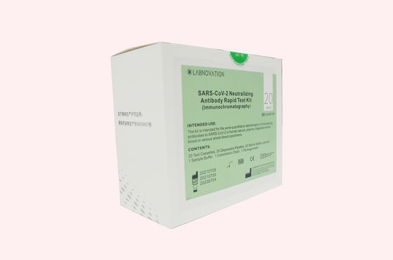 20 szt. CoV-19 neutralizujący zestaw szybkich przeciwciał Małe próbki