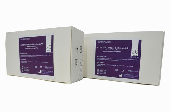 Wymazy z nosa Zestaw testowy antygenu COVID-19 na grypę AB Dokładność 90%