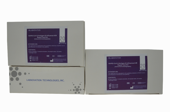 ISO13485 NS NP OP Influenza AB Test Kit 90% swoistość