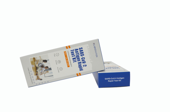 ISO9001 Plastikowy zestaw szybkiego testu Sars Cov 2 Antigen Wynik w 15-minutowym teście laboratoryjnym