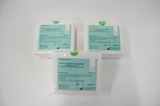 20 szt. Zestaw szybkiego testu przeciwciał SARS-CoV-2 Immunochromatografia