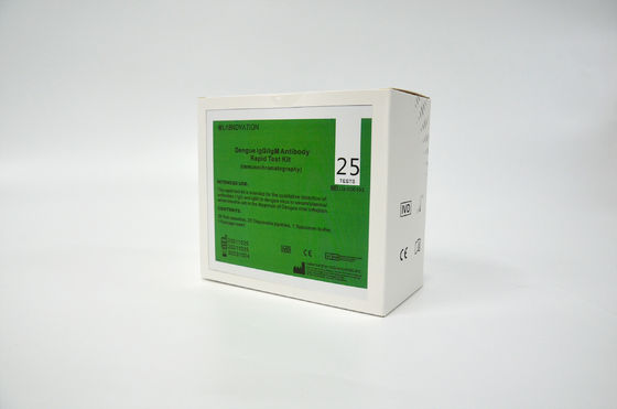 95% Dokładność Zestaw testowy 30ul przeciwciał IgG IgM do infekcji wirusowej dengi