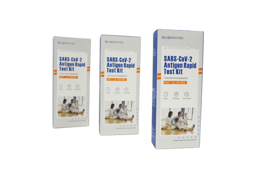 ISO9001 Plastikowy zestaw szybkiego testu Sars Cov 2 Antigen Wynik w 15-minutowym teście laboratoryjnym