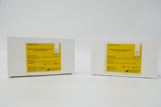 100,00% Swoistość SARS-CoV-2 Antygen RTK Test Kit 20 testów Test laboratoryjny