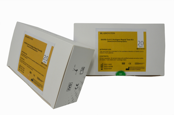 Profesjonalne 20 testów / zestaw Zestaw do diagnostyki medycznej SARS-CoV-2 Zestaw do szybkiego testu wymazów