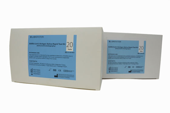 Zestaw testowy antygenu śliny CoV-19 o wysokiej swoistości 20 testów Zestaw testowy RTK Ag dla śliny