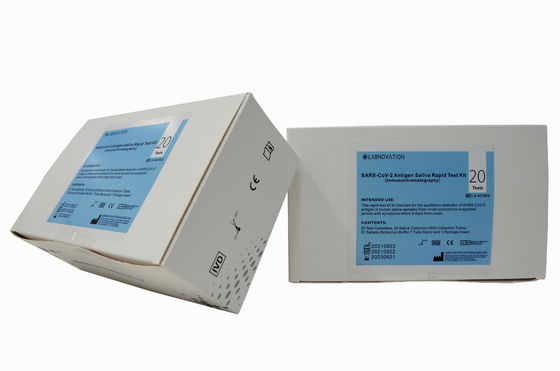 Zestaw testowy antygenu śliny CoV-19 o wysokiej swoistości 20 testów Zestaw testowy RTK Ag dla śliny