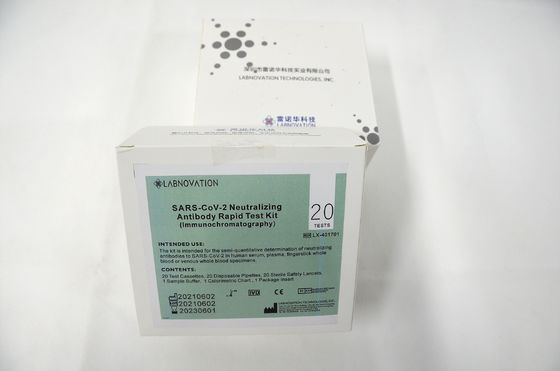 95% Dokładność NAbs Zestaw do badania przeciwciał neutralizujących Immunochromatografia