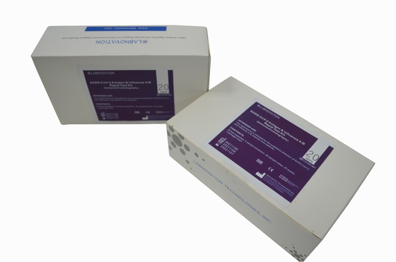 CoV-19 Antigen Influenza A&amp;B Test Kit 90% zestaw testowy na grypę A i B o wysokiej swoistości