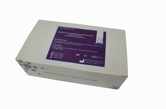 ISO 13485 Professional Influenza AB Test Kit Zestaw antygenów na wymaz grypy