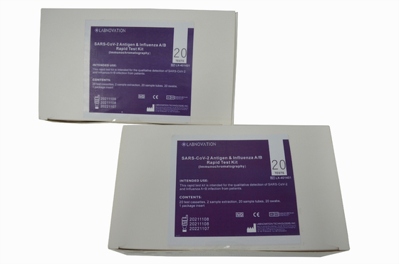 ISO 13485 Professional Influenza AB Test Kit Zestaw antygenów na wymaz grypy