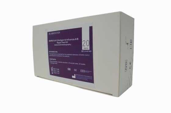 Zestaw testowy Labnovation Fast Antigen Influenza AB 20 kaset testowych