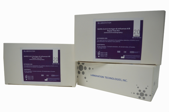 Zestaw testowy Labnovation Fast Antigen Influenza AB 20 kaset testowych