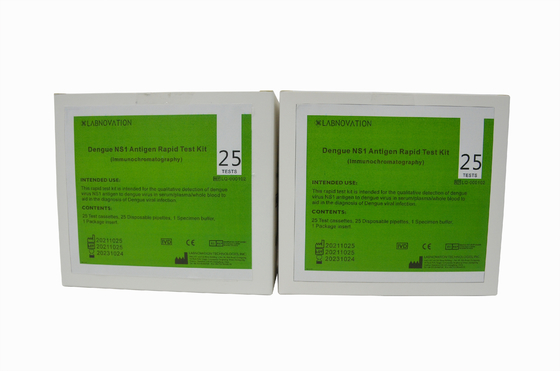Cassette Dengue NS1 Rapid Test Kit Zestaw do diagnostyki antygenów osocza krwi pełnej w surowicy