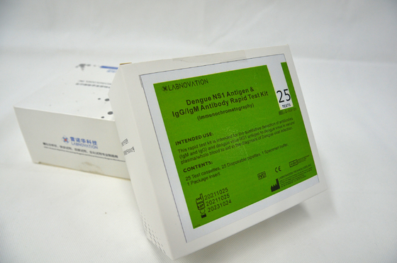 Zestaw szybkiego testu ISO9001 IgG IgM Combo Dengue NS1 Ag 25 sztuk
