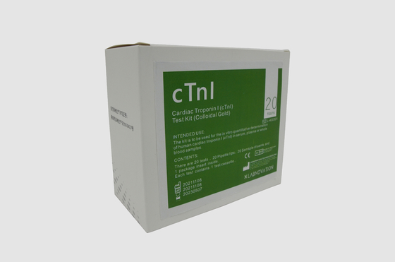 Troponina sercowa I CTnI POCT we krwi pełnej Test immunologiczny w kanapce